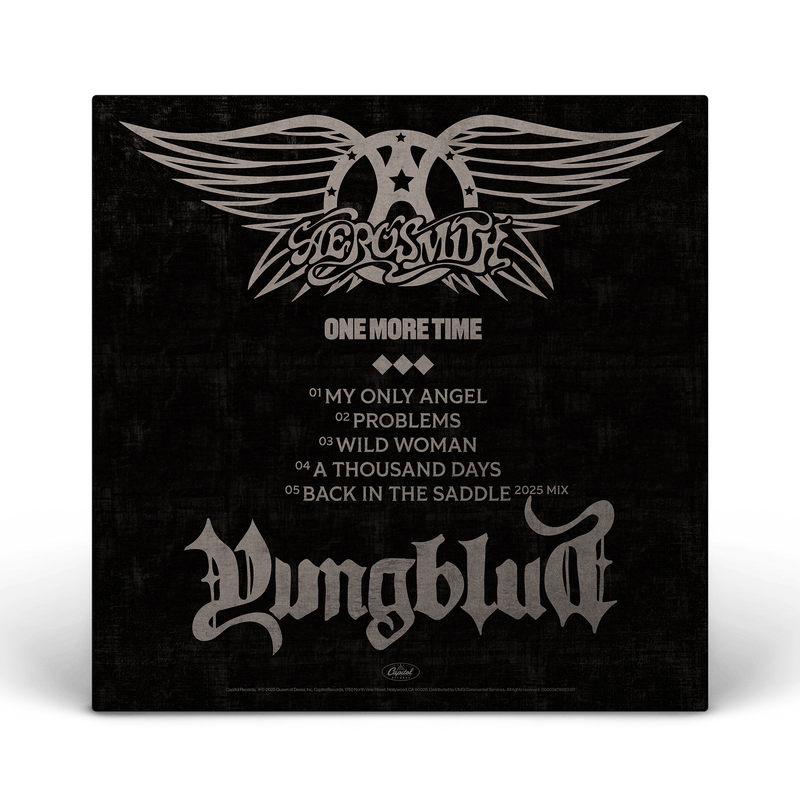 AEROSMITH & YUNGBLUD - One More Time Red Vinyl (Aerosmith Store Exclusive)