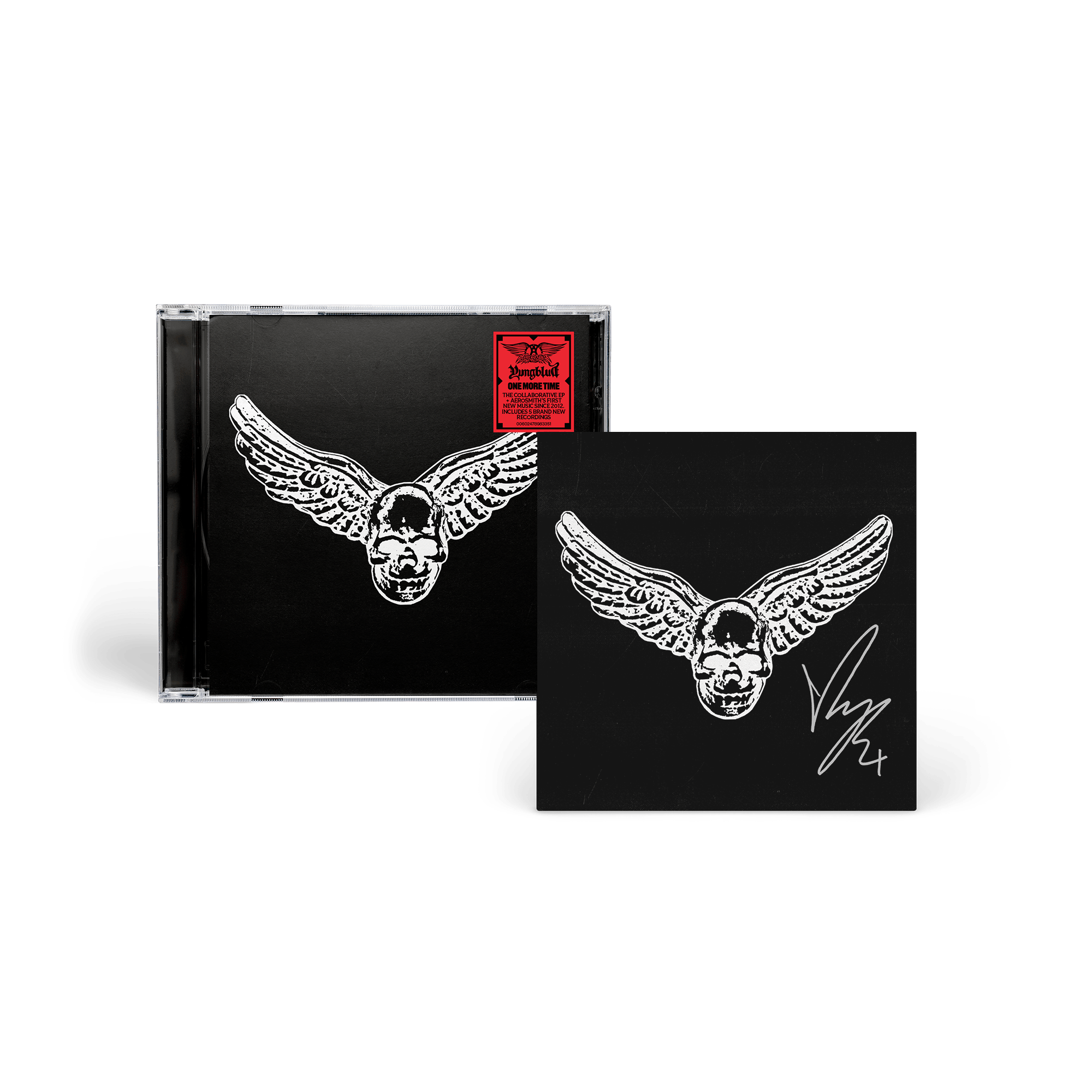 Aerosmith & YUNGBLUD - One More Time - CD + Signed Art Card