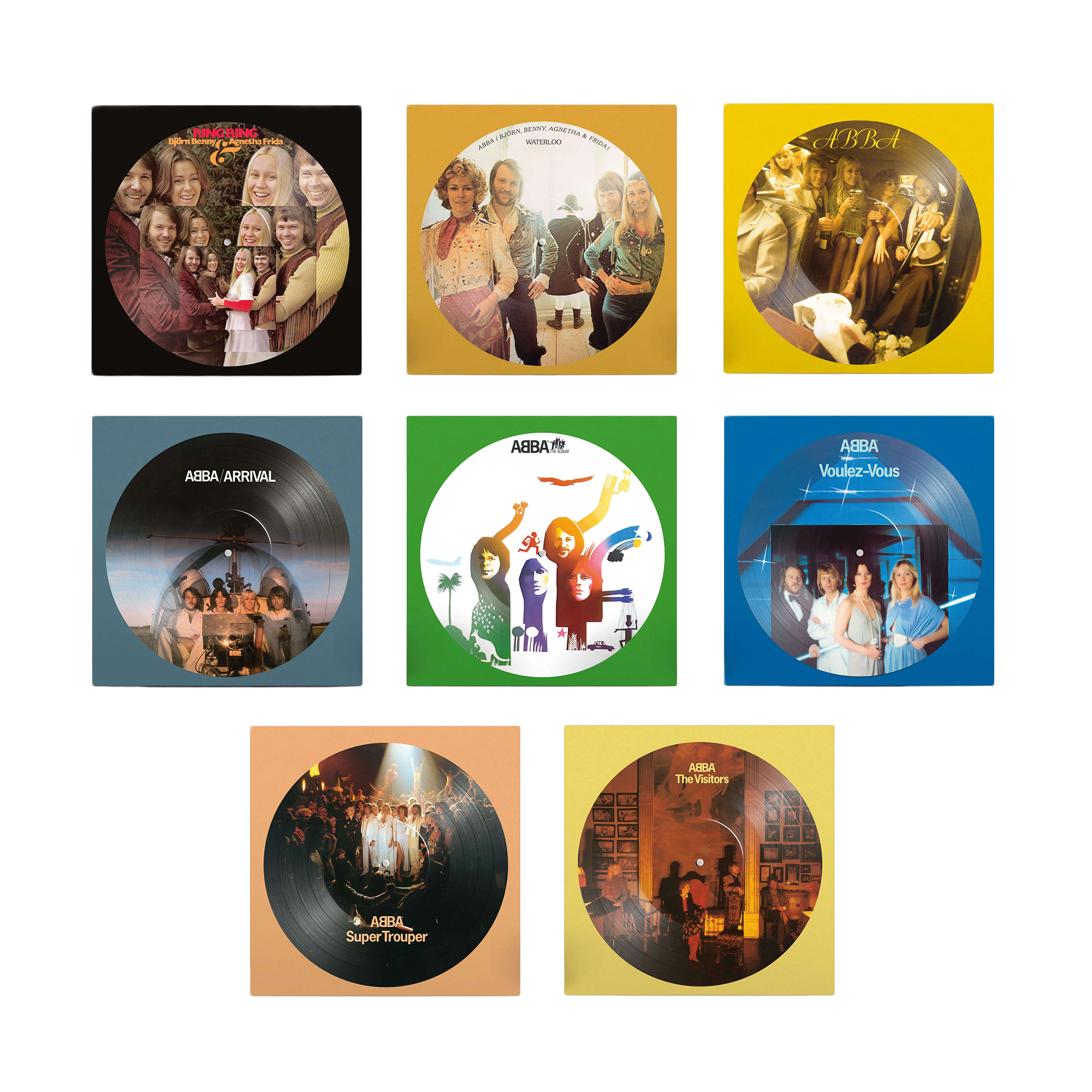 Studio Album Picture Disc Bundle, 8LP