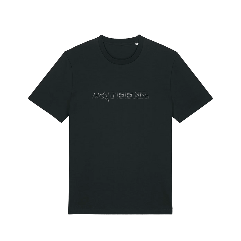 A*TEENS Rhinestone T-shirt Black