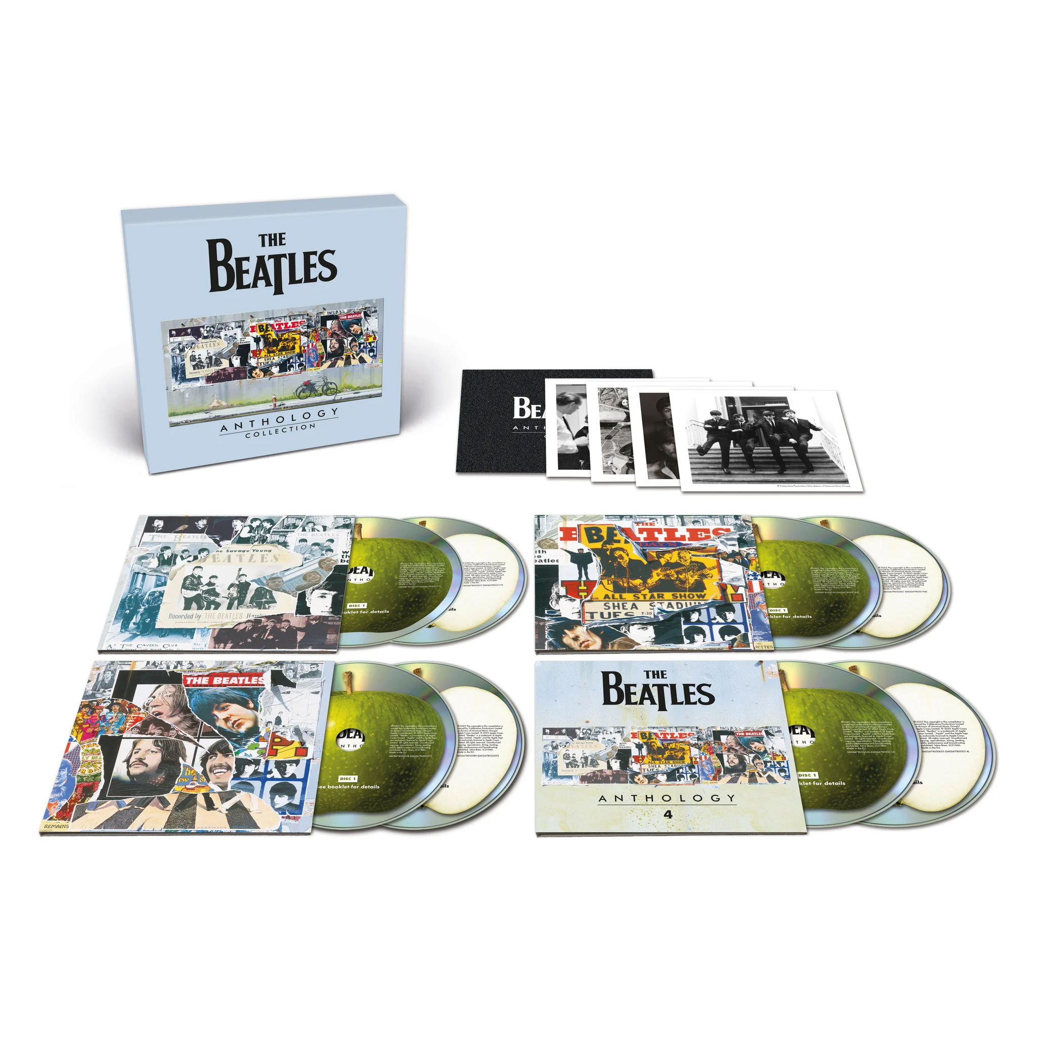 Anthology (8CD Box)(8CD, 44-48pg booklet for each volume, 4 x CD-size band photo art cards) - D2C EX