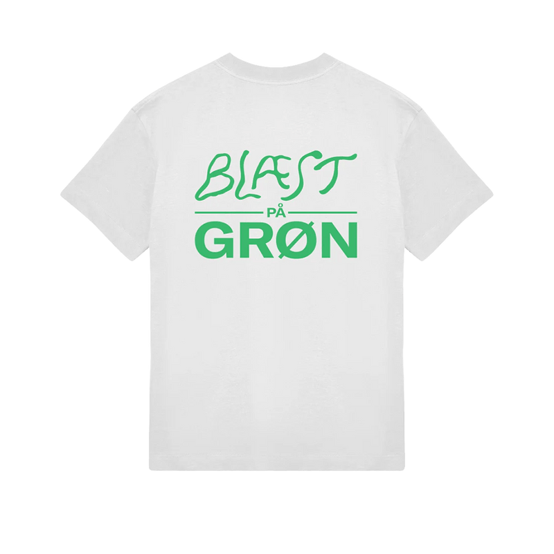 Blæst på grøn, White