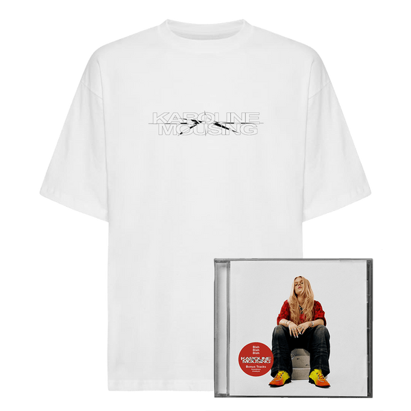 Karoline Mousing T-shirt + Signeret CD - Bundle