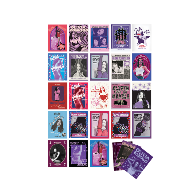 Olivia Rodrigo GUTS Trading Card Pack - Universal Music Nordics Olivia Rodrigo GUTS Trading Card Pack - Universal Music Nordics