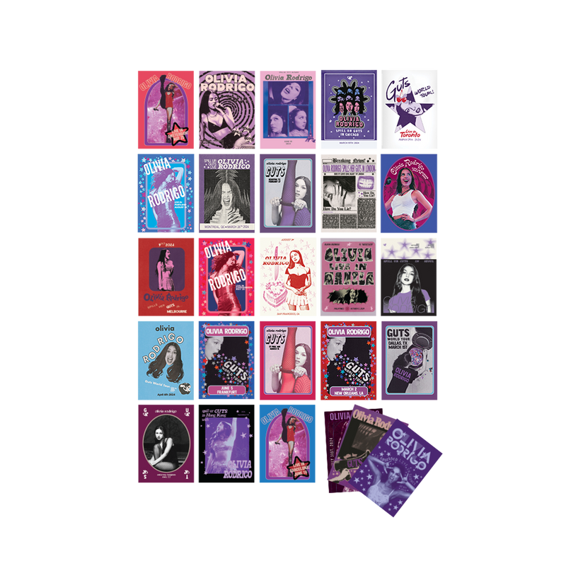 Olivia Rodrigo GUTS Trading Card Pack - Universal Music Nordics Olivia Rodrigo GUTS Trading Card Pack - Universal Music Nordics