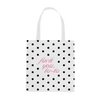 Forgive My French Polka Dot Tote
