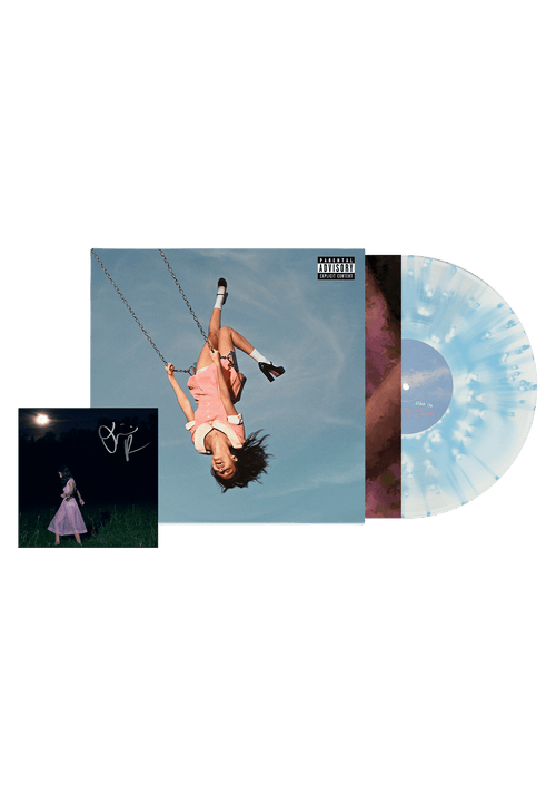 you seem pretty sad for a girl so in love - exclusive 'static lover' pop-up blue vinyl + signed art card