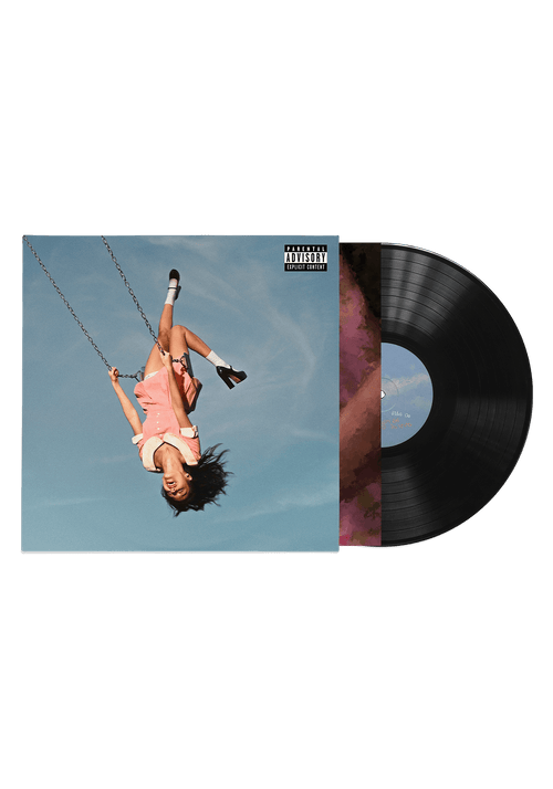 you seem pretty sad for a girl so in love - 'spark in the dark' black vinyl + signed art card