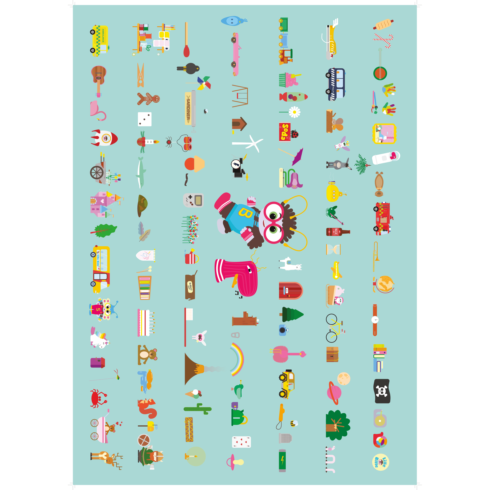 Grøn element plakat