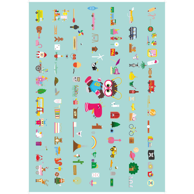 Grøn element plakat