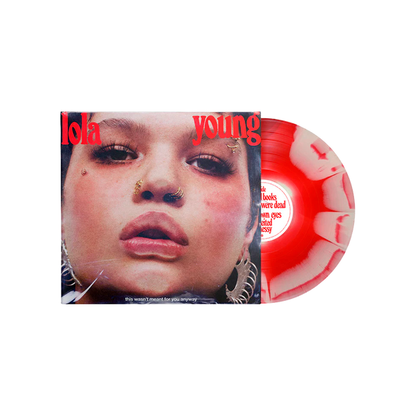 this wasn't meant for you anyway: red/white sunburst vinyl