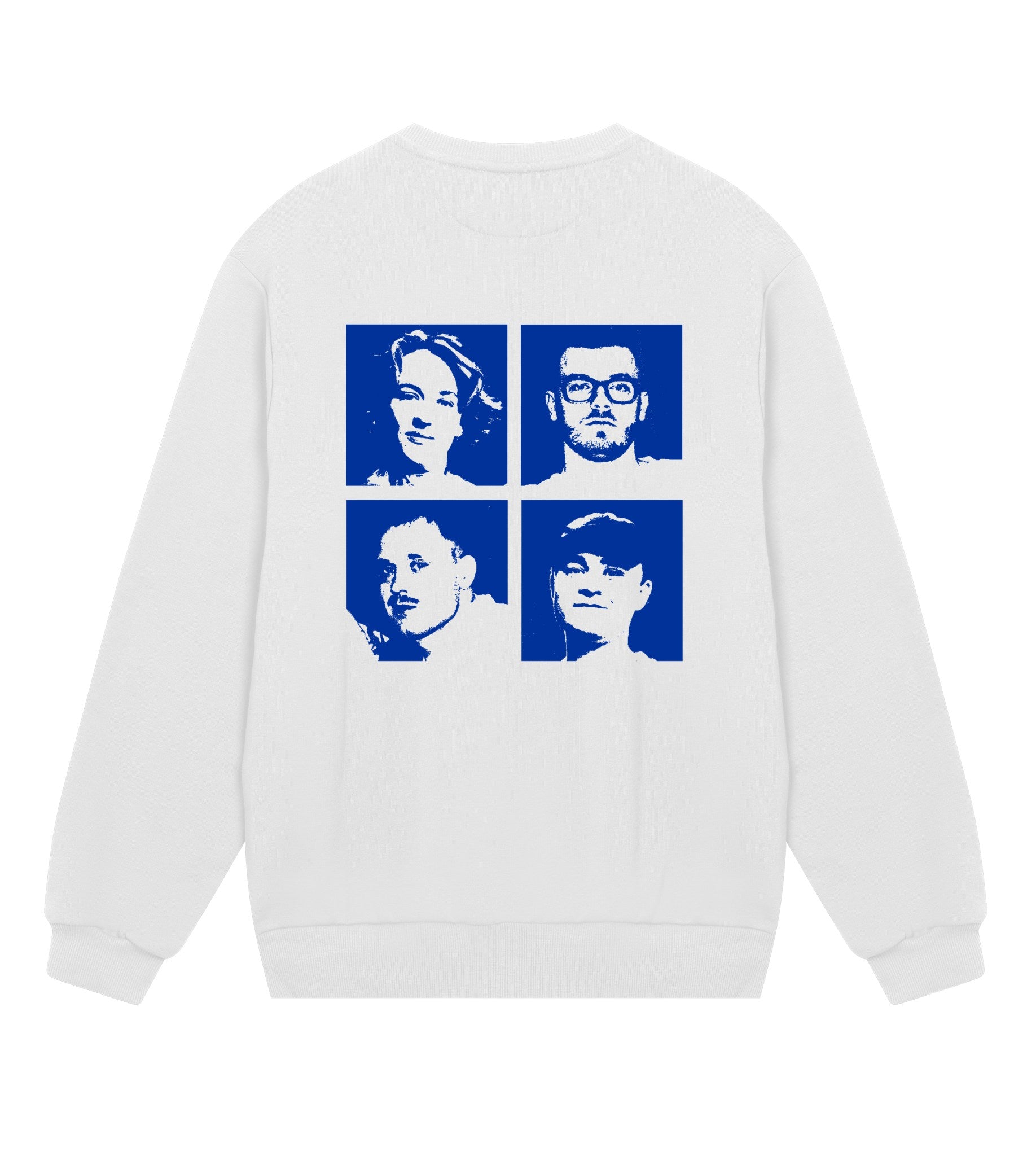 Dine venner sweatshirt - white