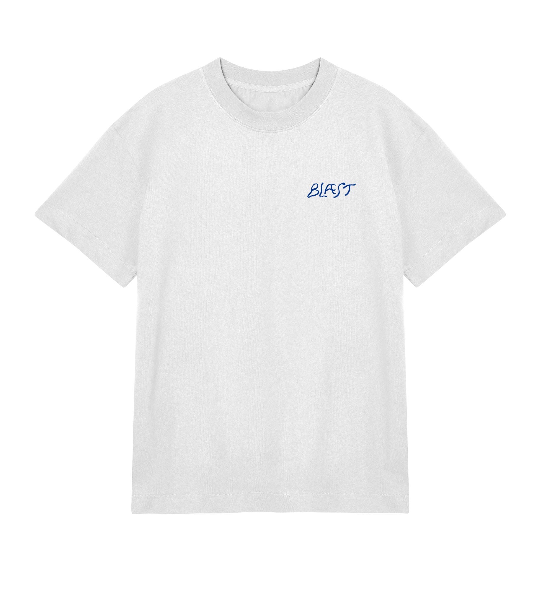 Dine venner label tee - white