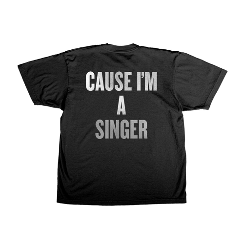 I'm working late black t-shirt