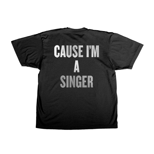 I'm working late black t-shirt