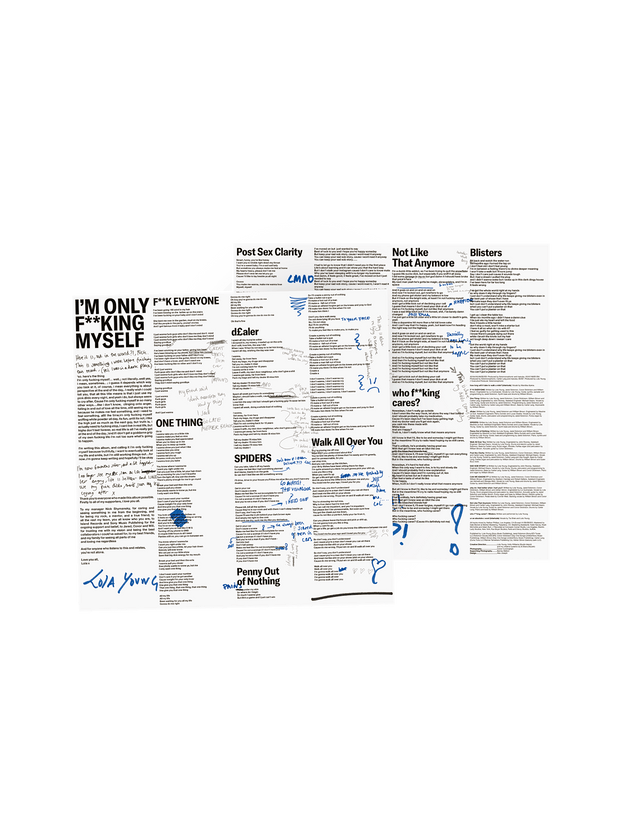 I'm Only F**king Myself: The "Blisters" Edition (Pink & Black Splatter Vinyl LP)